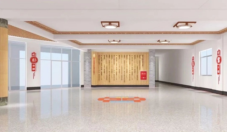 河南校園墻面設計